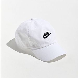 Nike & Puma Logo Baseball Cap Mens White Black Hat
